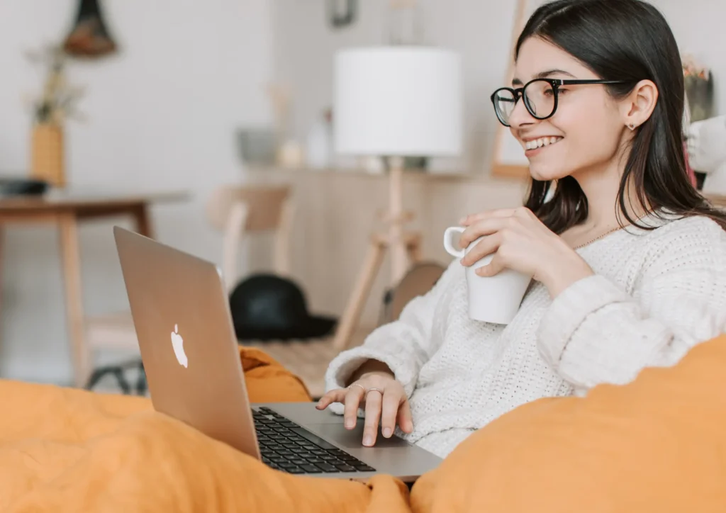 Content consumption micro conversion showing a user engaging with online content before converting